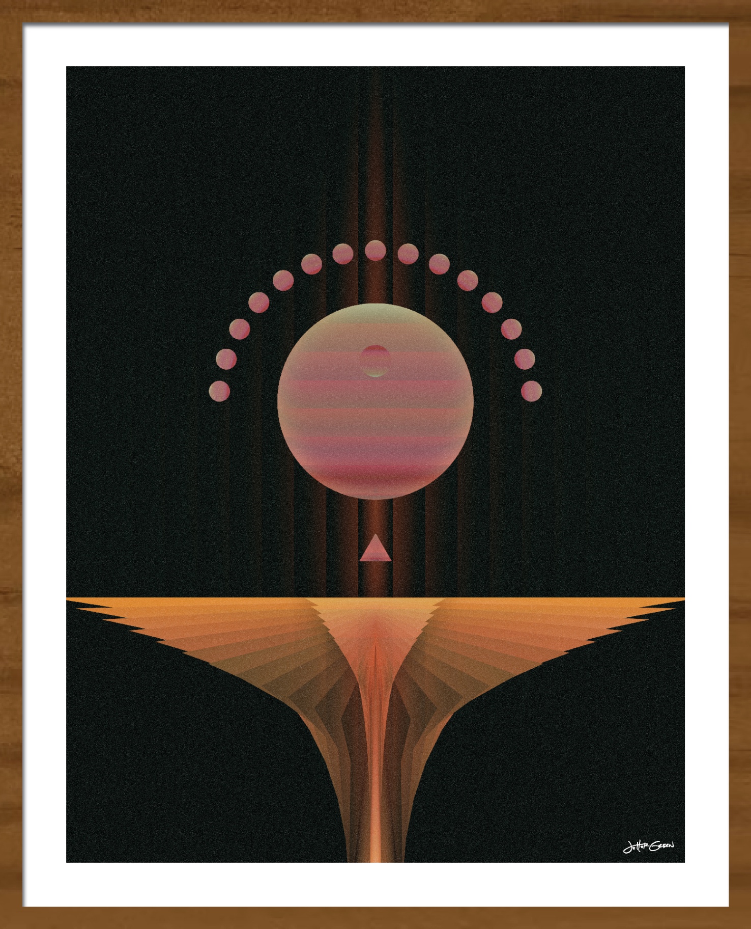 Brown frame — no text