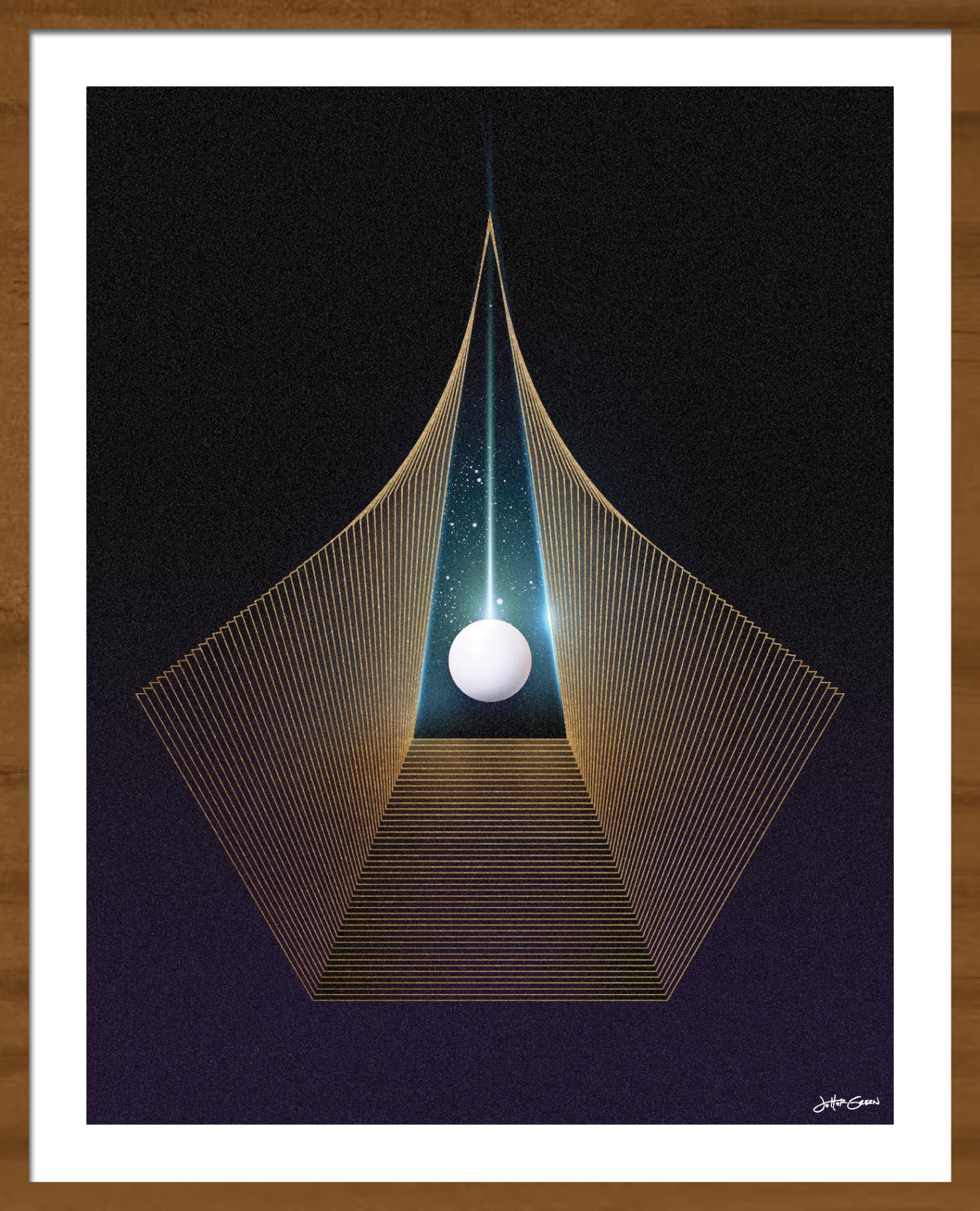 Brown frame — no text