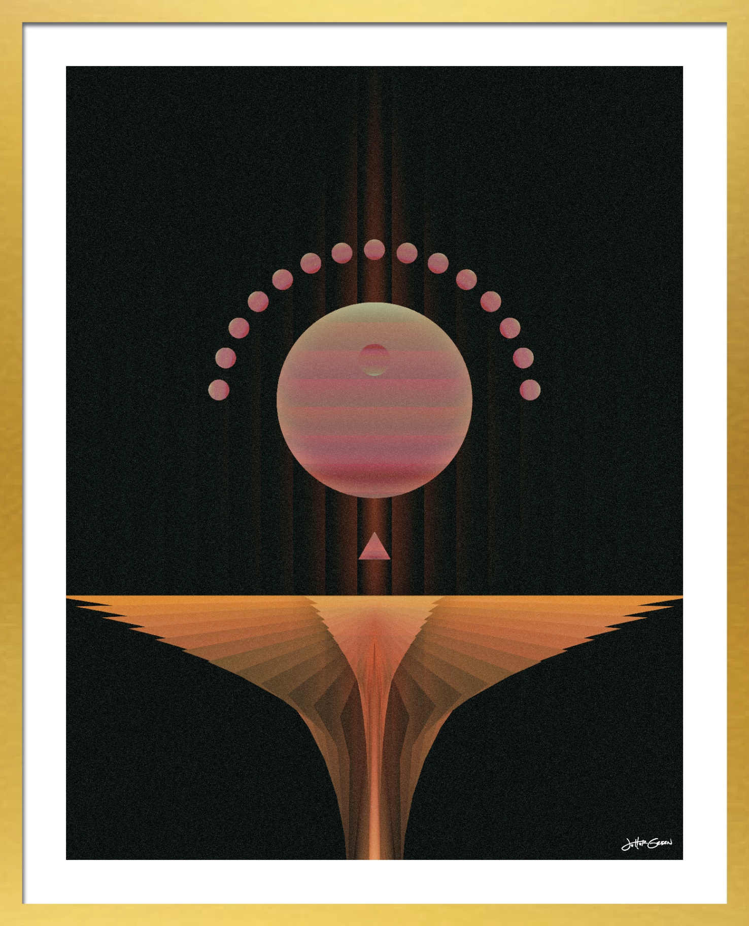 Gold frame — no text