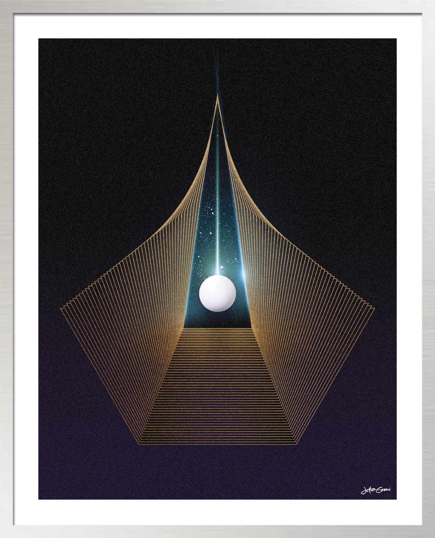 Silver frame — no text